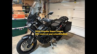 2023 Yamaha Super Tenere ECU remove and reinstall, fix for twitchy throttle?