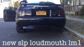 2003 Mach1 old catback - new slp loudmouth lm1