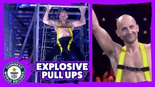 Fastest 7 m explosive pull up ascent (Salmon Ladder) - Guinness World Records