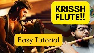 Krissh Flute Theme| Easy Flute Tutorial | Anurag