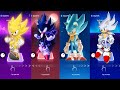 Super Sonic - Dark Sonic - God Sonic - Hyper Sonic || Tiles Hop EDM Rush