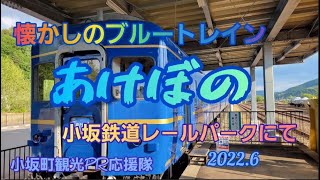 懐かしのブルートレン あけぼの 小坂レ ールパークにて 2022.6 【小坂町観光PR応援隊】