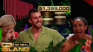 He Can Win HOW MUCH Money!? Highest Banker Offer EVER | Deal Or No Deal Island