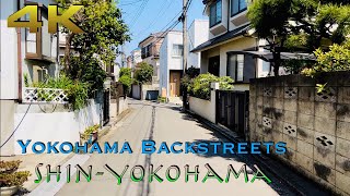 [4K] A beautifully peaceful springtime walk around the backstreets of Shin-Yokohama, Japan.