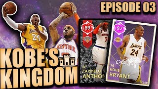 KOBE AND MELO VS A 5 OUT AND DOUBLE TEAM CHEESER IN NBA 2K18 MYTEAM GAMEPLAY