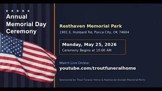 Annual Memorial Day Ceremony 2026