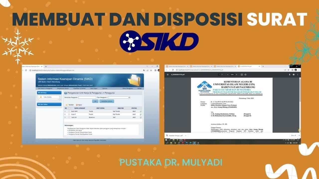 Membuat Dan Disposisi Surat Dengan Aplikasi Sistem Informasi Kearsipan ...