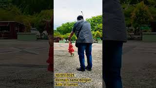 Jalan ketaman bersama atiu #senangnya #senang #gembiranya #bahagiaselamanya