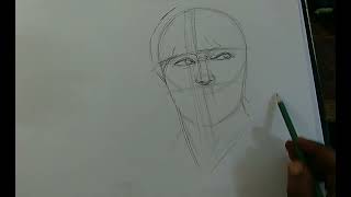 how to draw face easy way step by step