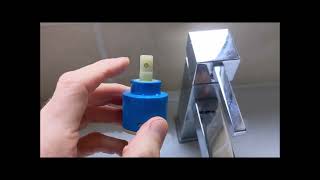 How a mixer tap plastic cartridge works. What's inside your faucet and can it be fixed?