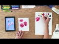 carnation 10 minute acrylic painting tutorial