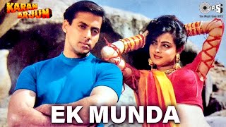 Ek Munda - Video Song | Karan Arjun | Salman Khan & Mamta Kulkarni | Lata Mangeshkar