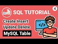 Create Insert Update Delete Drop MySQL Table | SQL Tutorial For Beginners (MySQL)