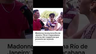 MADONNA revoluciona Río de Janeiro: TN en Copacabana, a horas del megashow que promete ser leyenda