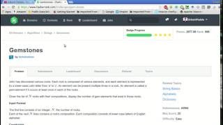 HackerRank | Gemstones Solution