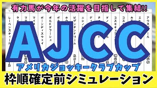 【アメリカジョッキークラブカップ2025】枠順確定前シミュレーション 有力馬が今年の活躍を目指して集結！