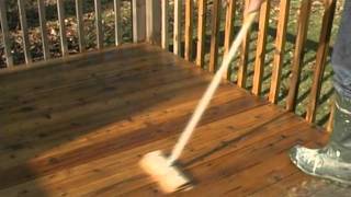 Wood Deck Staining - How to Remove Failed Stain