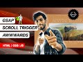Crafting Awwwards Websites with GSAP Scroll Trigger & 3D Perspective Effects | HTML, CSS, JS