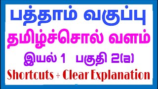 தமிழ் - 10th - Unit 1 - தமிழ்ச்சொல் வளம் Part 2 (a)