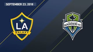 HIGHLIGHTS: LA Galaxy vs. Seattle Sounders FC | September 23, 2018