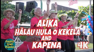 Alika Aunty Kela \u0026 Halau Hula O Kekela at Hukilau Marketplace July 4, 2023 Alika by Kapena