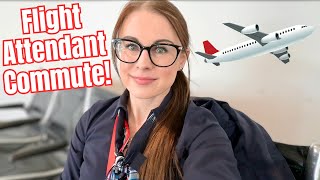 The Real Life Of A Flight Attendant | Commuting to Work!