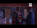 Mnangagwa confident of peaceful Zimbabwe election as casts vote