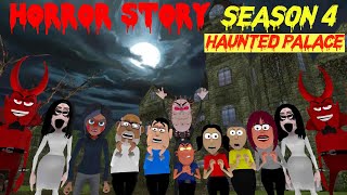 Season 4 - Haunted Palace | भूत महल | Granny | ROD | Mr. MEAT | Horror Story Joke Part 1 to Part 9