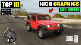 Top 10 OPEN WORLD Car Games Like Forza Horizon For Android | New Games 2023