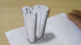 3D letters drawing. 3d letters #3d_drawing