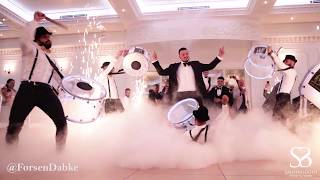 Amazing Groom Wedding entrance with 10 Drummers of Zaffe Forsen Dabke