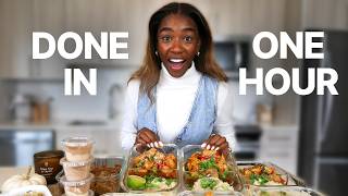 How I MEAL PREP 20 Healthy Meals in 1 Hour (For ONLY $65!)