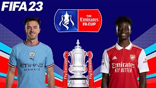 FIFA 23 | Manchester City vs Arsenal  - The Emirates FA Cup Final - Gameplay