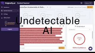 If you're here to spam this channel with Undetectable AI propaganda, watch this first