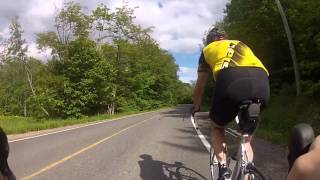 Pedaling for Parkinson's - Rankin Lake Road Hill, Parry Sound