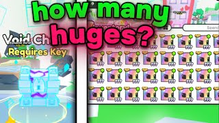 (HOLY HUGES!) I Opened 50,000 VOID KEYS And Got Crazy Luck In Pet Simulator 99! (Roblox) 🔑💎