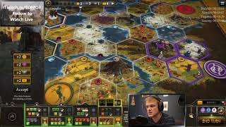 Saxony Militant 15 Turns - Ranked - LIVE stream - Scythe Board Game 8/28/20