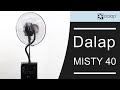 Ventilator mit Luftbefeuchter Dalap MISTY 40 (VORSTELLUNG)