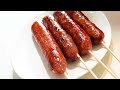 Amazing Taiwanese peeled chili peppers sausage making in food factory  剝皮辣椒香腸工廠 - Taiwanese food