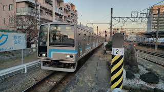 12月9日茅ヶ崎駅 #205系500番台 #横コツR8編成 入線