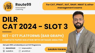 CAT 2024 Slot 3 DILR Solution | CAT 2024 Solved Paper | PYQ CAT 2024 | SET - OTT platform