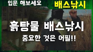 배스가 예민한 시기에는 흙탕물을 찾아가자｜입문 해보세요 배스낚시-흙탕물 배스 [4k]