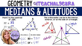 Geometry - Medians and Altitudes