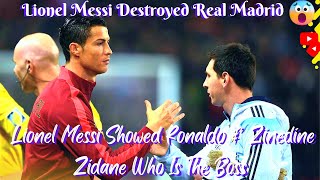 Messi Dominates Real Madrid😮Ronaldo & Zidane Left Speechless! #starsportystudio