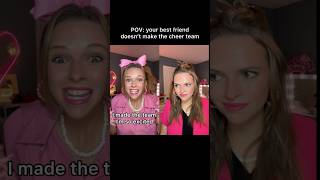 Would you quit cheer for your friend? #pov #cheer #cheerleader #povs #skits #bestfriend #bff