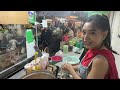 lady oil noodle shop thai street food of khun yim market