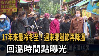 升級寒流！ 17年來最冷冬至 週末耶誕節更冷－民視新聞