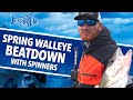 Walleye Fishing on Lake Erie with Spinner Rigs - Tips For Using Crawler Harnesses For Walleye