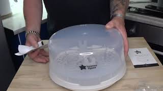 Tommee Tippee Microwave Steriliser Gen 2 Review and Demo