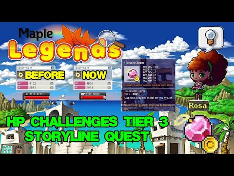 MapleLegends HP Challenges LEVEL 3 – Storyline Quest Guide